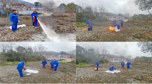 強化應(yīng)急實戰(zhàn)演練，提高職工消防應(yīng)急水平(圖1)