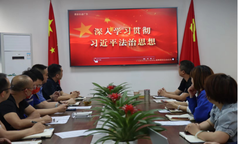 深入開展習(xí)近平法治思想宣貫，落實(shí)節(jié)前廉政教育(圖1)